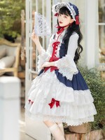 Zhijinyuan - Snow White Elegant Jumperskirt Zhijinyuan - Snow White Elegant Jumperskirt