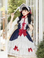 Zhijinyuan - Snow White Elegant Jumperskirt Zhijinyuan - Snow White Elegant Jumperskirt