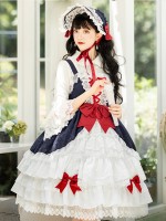Zhijinyuan - Snow White Elegant Jumperskirt Zhijinyuan - Snow White Elegant Jumperskirt