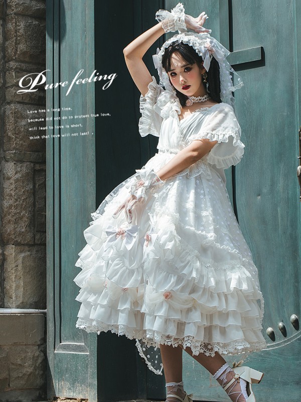 Zhijinyuan - Swan Lake Elegant Bride One-piece Zhijinyuan - Swan Lake Elegant Bride One-piece