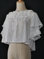 Lolita summer princess sleeves lace short sleeved blouse Lolita summer princess sleeves lace short sleeved blouse