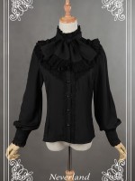 Bowknot Lantern Sleeve Blouse