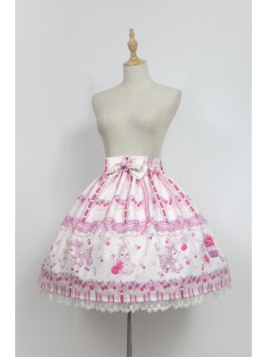 Sweet Cherry Deer Skirt