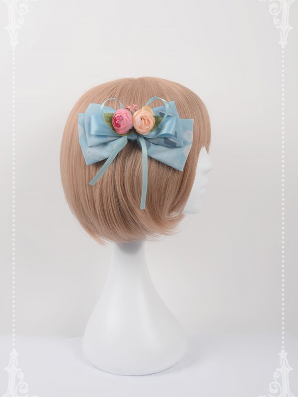 Chinese Walking Cat Flower Hair Clip Chinese Walking Cat Flower Hair Clip