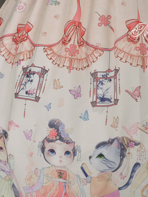 Chinese Walking Cat Halter Jumperskirt Chinese Walking Cat Halter Jumperskirt