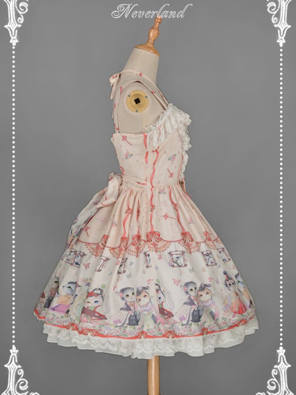 Chinese Walking Cat Halter Jumperskirt Chinese Walking Cat Halter Jumperskirt