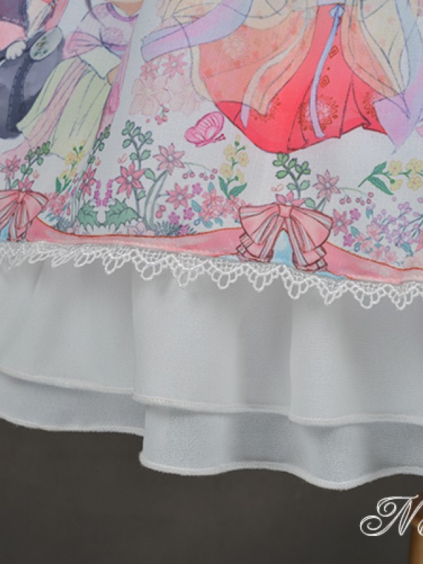 Chinese Walking Cat Strap Jumperskirt Chinese Walking Cat Strap Jumperskirt