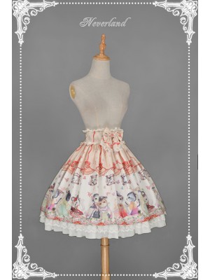 Chinese Walking Cat Skirt