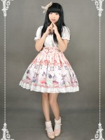Chinese Walking Cat Skirt