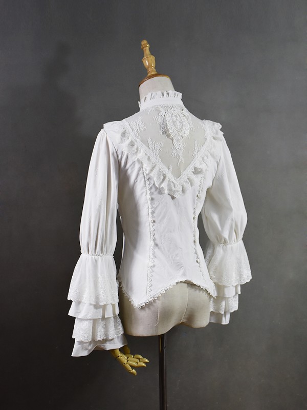 +Dangerous Liaisons+  Retro Gothic Court Blouse 013