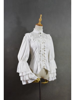 +Dangerous Liaisons+  Retro Gothic Court Blouse 013