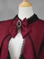 +Plain Doll+ Retro Gothic Peak Collar Vampire Style Cape 001 +Plain Doll+ Retro Gothic Peak Collar Vampire Style Cape 001