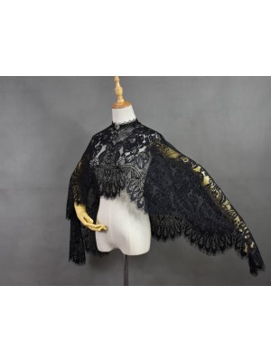 +Star Shining Lily+  Retro Lace Cape 002