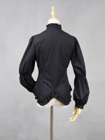 +The Celtic Twilight+ Gothic Lace Stand Collar Long Sleeve Blouse 006 +The Celtic Twilight+ Gothic Lace Stand Collar Long Sleeve Blouse 006
