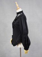 +The Celtic Twilight+ Gothic Lace Stand Collar Long Sleeve Blouse 006 +The Celtic Twilight+ Gothic Lace Stand Collar Long Sleeve Blouse 006