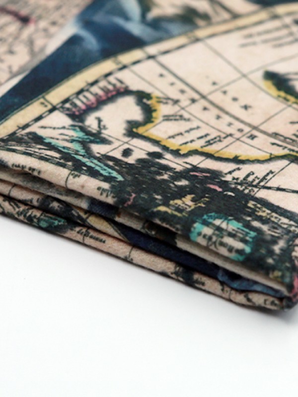 Ancient World Map Scarf