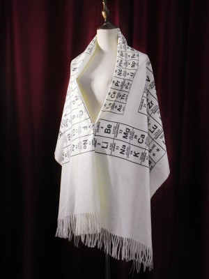 Periodic Table of Elements Scarf