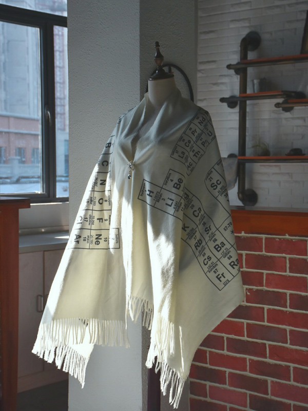 Periodic Table of Elements Scarf