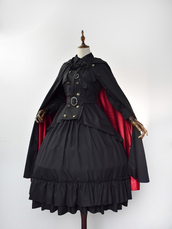 Vampire Hunter Halloween Dark Gothic Lolita Set Vampire Hunter Halloween Dark Gothic Lolita Set
