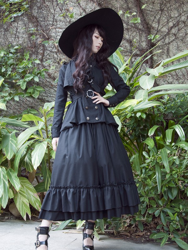 Vampire Hunter Halloween Dark Gothic Lolita Set Vampire Hunter Halloween Dark Gothic Lolita Set