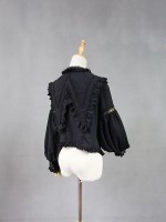 +Mercédes+ Retro Court Lace Peaked Collar Blouse 002 +Mercédes+ Retro Court Lace Peaked Collar Blouse 002