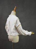 +Mercédes+ Retro Court Lace Peaked Collar Blouse 002 +Mercédes+ Retro Court Lace Peaked Collar Blouse 002
