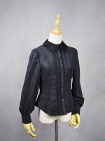 +Roman Holiday+ Retro Gothic Thick Blouse 010