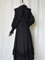 +Mercédes+ Retro Gothic Peaked Collar One-piece 053 +Mercédes+ Retro Gothic Peaked Collar One-piece 053