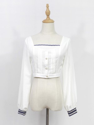 Morning Star Idol Campus Long Sleeve Blouse