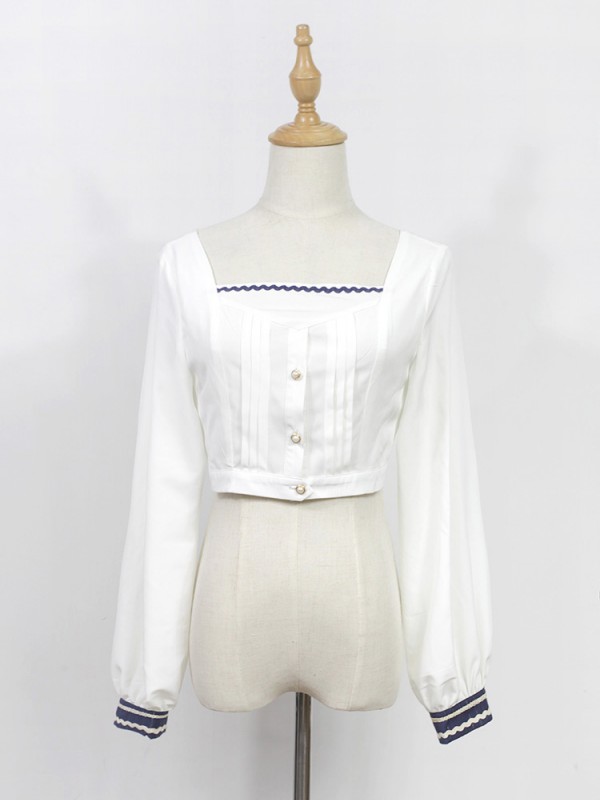 Morning Star Idol Campus Long Sleeve Blouse