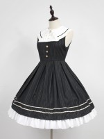 Morning Star Idol Campus Peter Pan Collar Jumperskirt