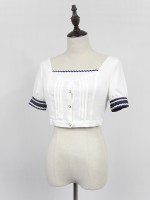 Morning Star Idol Campus Short Sleeve Blouse