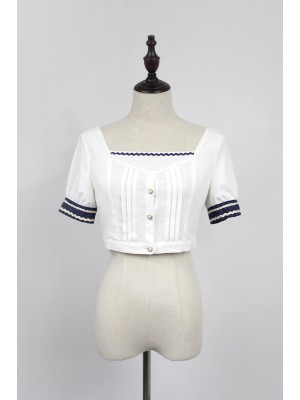 Morning Star Idol Campus Short Sleeve Blouse