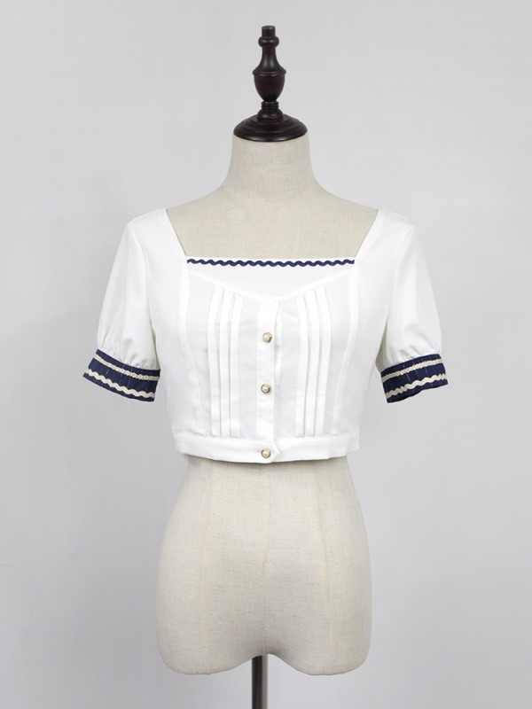 Morning Star Idol Campus Short Sleeve Blouse