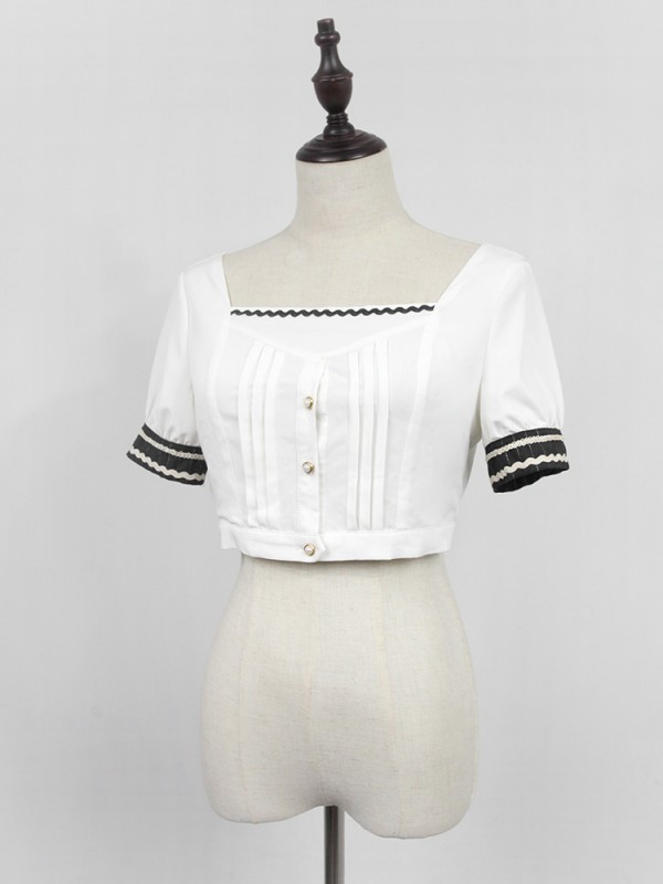 Morning Star Idol Campus Short Sleeve Blouse