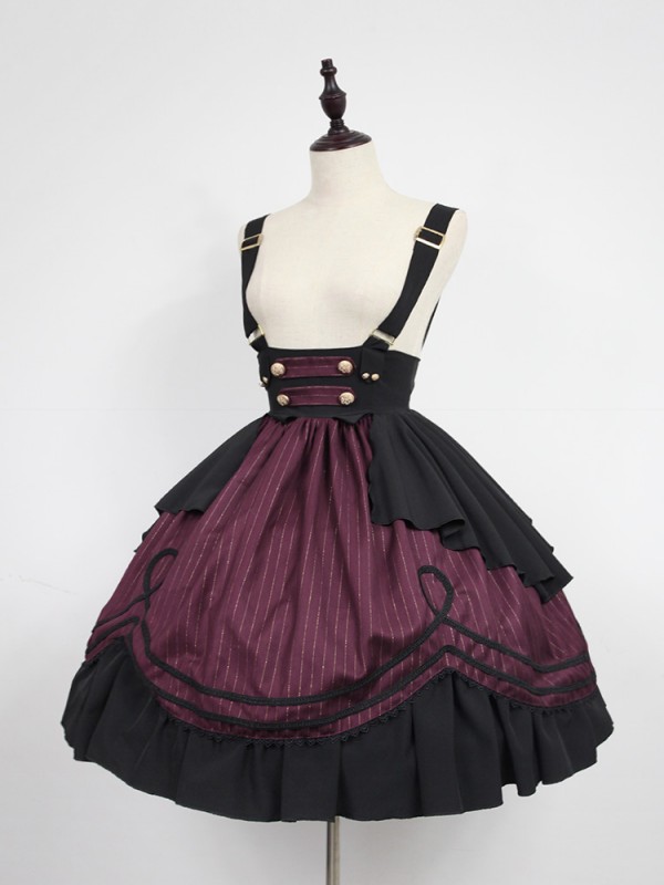 Morning Star Idol Campus Suspender Skirt