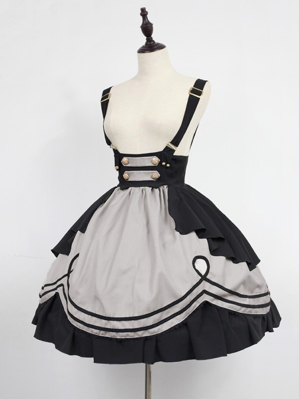 Morning Star Idol Campus Suspender Skirt