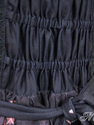 Vintage Palace Style Jewel Swan Open Front JSK Jumperskirt Lolita Dress