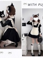 【Kisskiss】~Maid dress~Ancient style Folding lace~ONE-PIECE