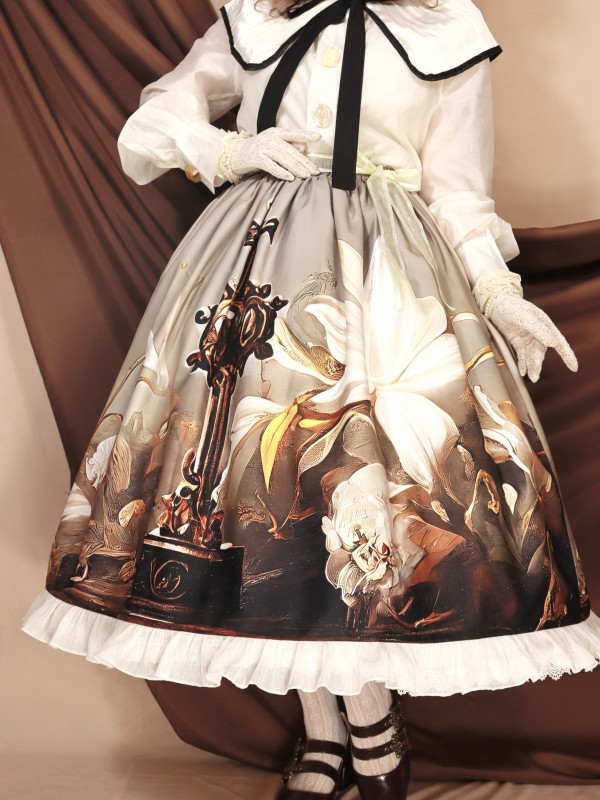 Angelic Kingdom Original printed skirt Saint Lily