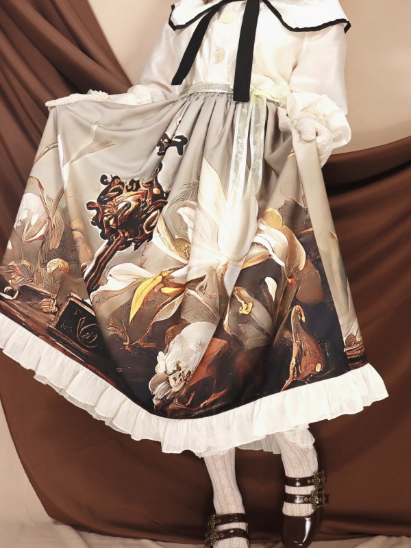 Angelic Kingdom Original printed skirt Saint Lily