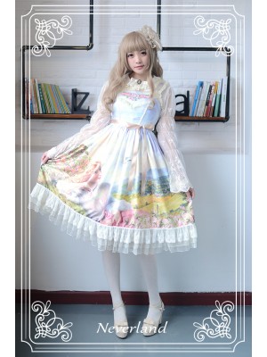 Sweet Lolita Print Dress Song of Skylark Jumperskirt