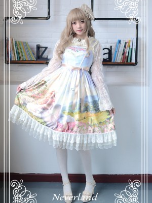 Sweet Lolita Print Dress Song of Skylark Jumperskirt
