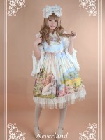 Sweet Lolita Print Dress Song of Skylark Jumperskirt