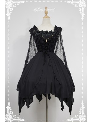 Gothic Lolita Chiffon Ballet Jumperskirt Dress