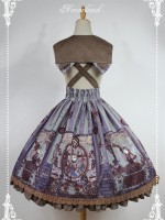 Steampunk Print Cat Skirt Lolita Jumperskirt
