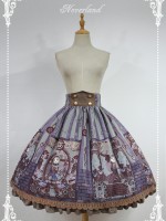 Steampunk Print Cat Skirt Lolita Jumperskirt