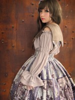 Steampunk Print Cat Skirt Lolita Jumperskirt