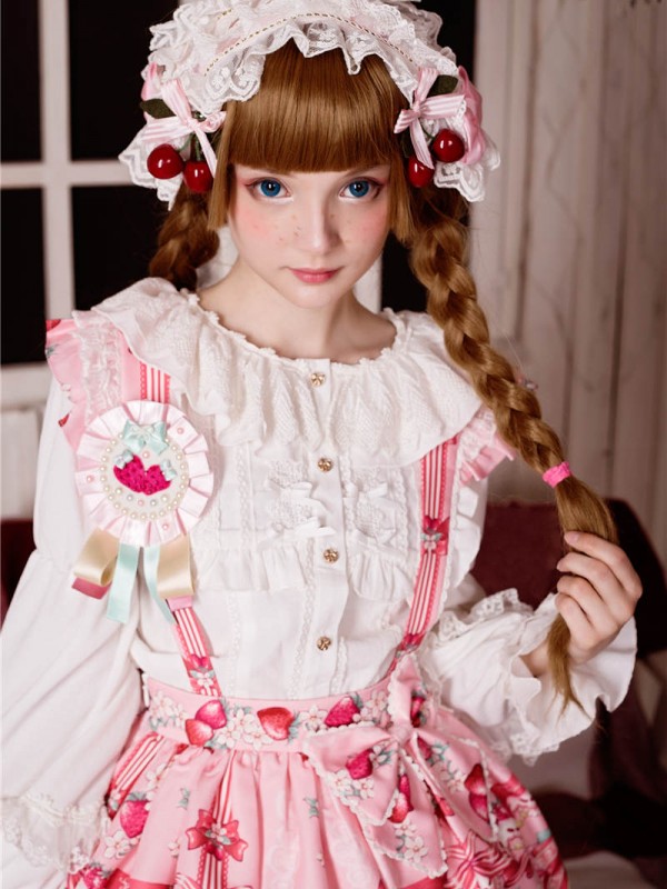 Strawberry Rabbit Suspender Skirt Strawberry Rabbit Suspender Skirt