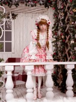Strawberry Rabbit Suspender Skirt Strawberry Rabbit Suspender Skirt